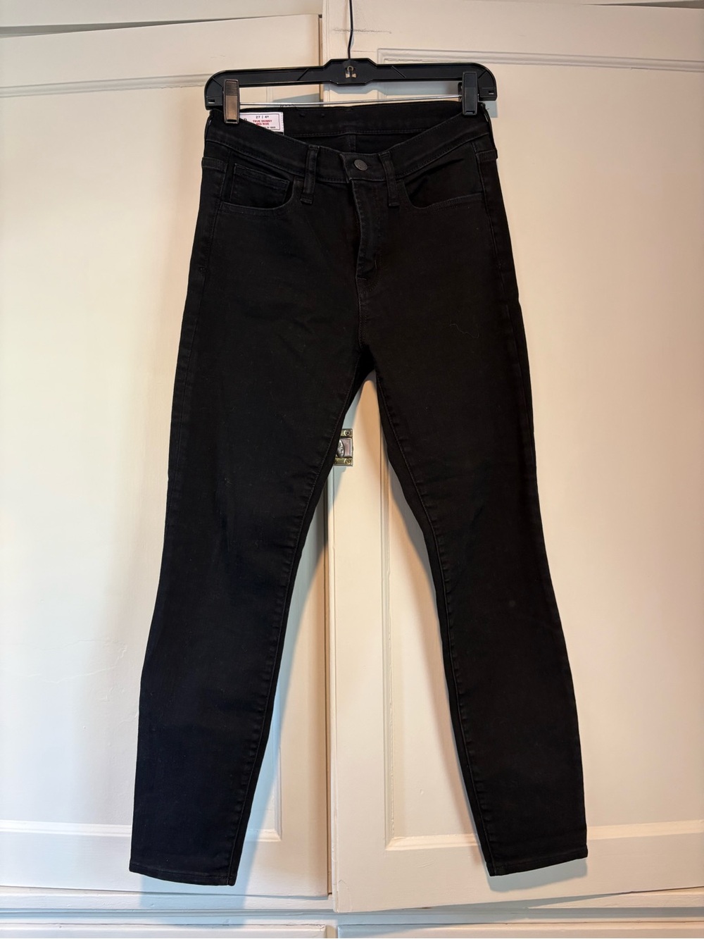 Gap Black Wash True Skinny Mid Rise Jeans
